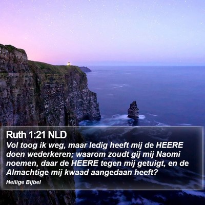 Ruth 1:21 NLD Bible Verse Image