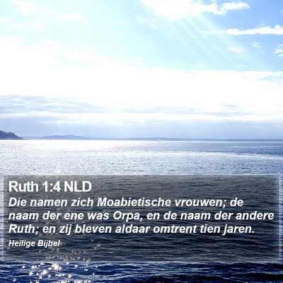 Ruth 1:4 NLD Bible Verse Image