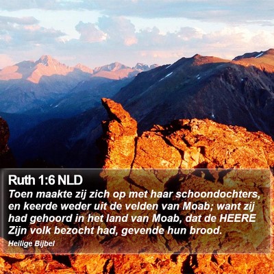 Ruth 1:6 NLD Bible Verse Image