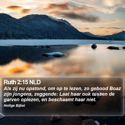 Ruth 2:15 NLD Bible Verse Image