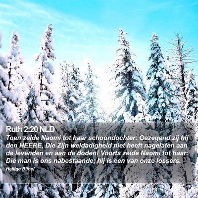 Ruth 2:20 NLD Bible Verse Image