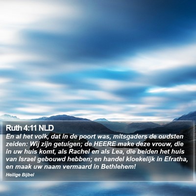Ruth 4:11 NLD Bible Verse Image