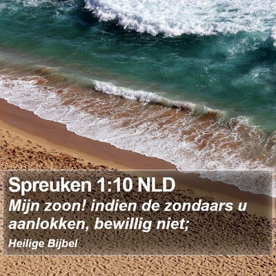 Spreuken 1:10 NLD Bible Verse Image