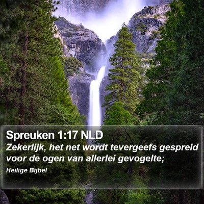 Spreuken 1:17 NLD Bible Verse Image