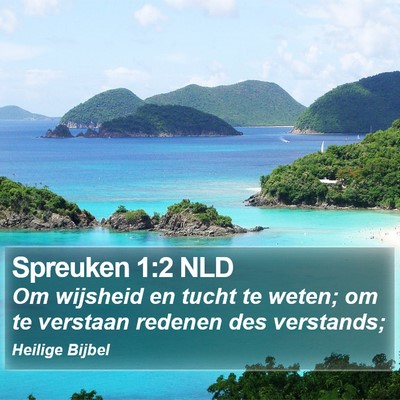 Spreuken 1:2 NLD Bible Verse Image
