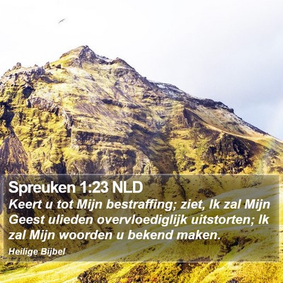 Spreuken 1:23 NLD Bible Verse Image