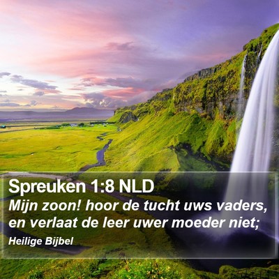 Spreuken 1:8 NLD Bible Verse Image