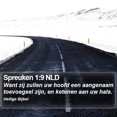 Spreuken 1:9 NLD Bible Verse Image