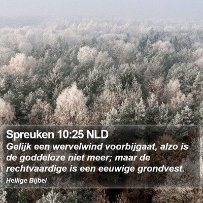 Spreuken 10:25 NLD Bible Verse Image