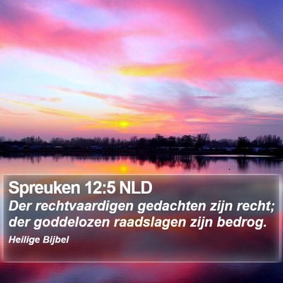 Spreuken 12:5 NLD Bible Verse Image