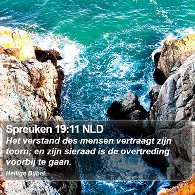 Spreuken 19:11 NLD Bible Verse Image