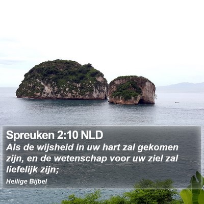 Spreuken 2:10 NLD Bible Verse Image