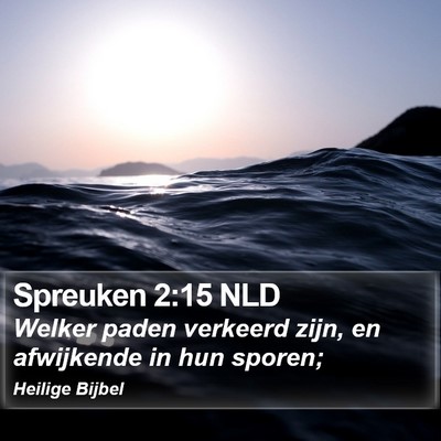 Spreuken 2:15 NLD Bible Verse Image