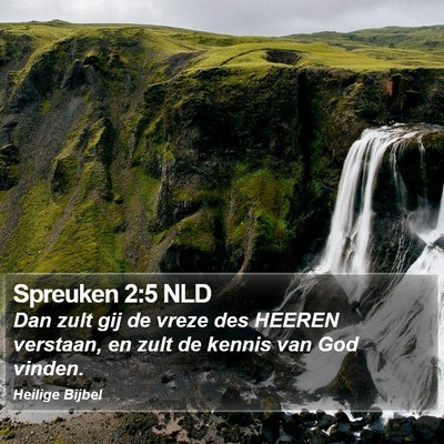 Spreuken 2:5 NLD Bible Verse Image