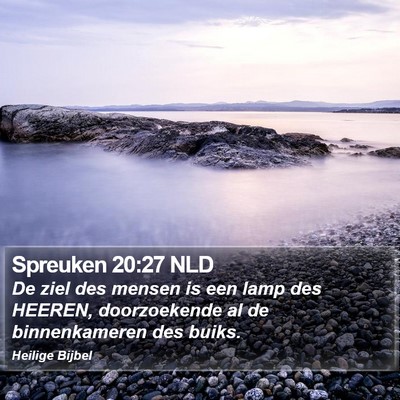 Spreuken 20:27 NLD Bible Verse Image