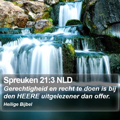 Spreuken 21:3 NLD Bible Verse Image