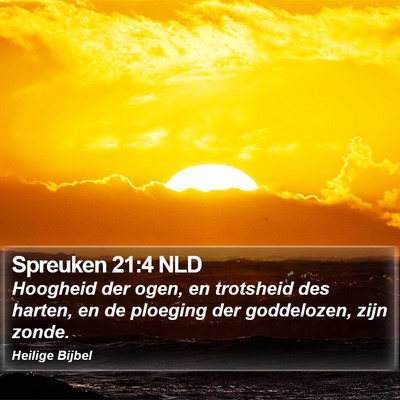 Spreuken 21:4 NLD Bible Verse Image
