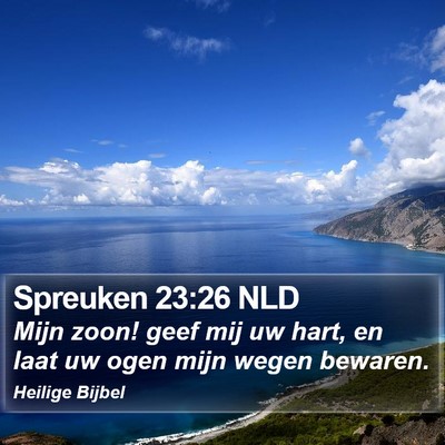 Spreuken 23:26 NLD Bible Verse Image