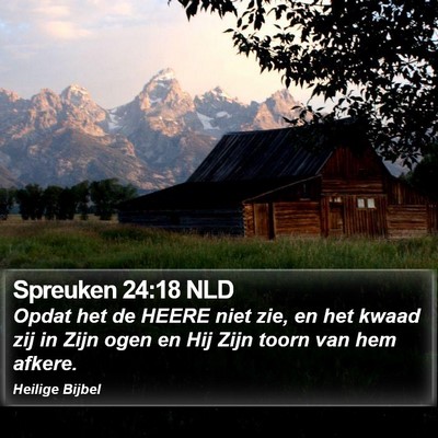 Spreuken 24:18 NLD Bible Verse Image