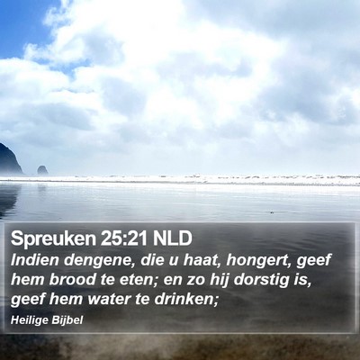 Spreuken 25:21 NLD Bible Verse Image