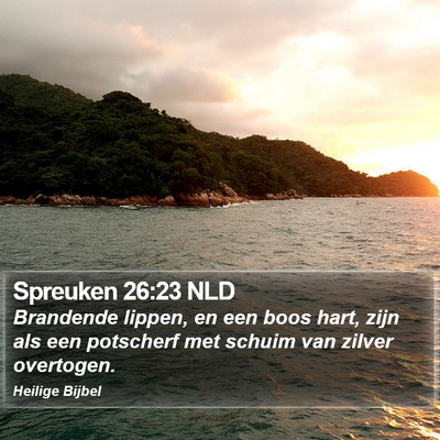 Spreuken 26:23 NLD Bible Verse Image