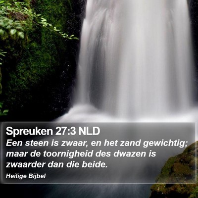 Spreuken 27:3 NLD Bible Verse Image