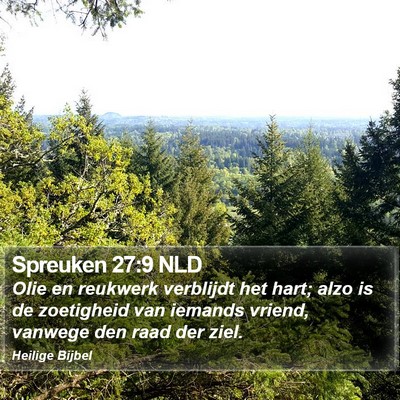 Spreuken 27:9 NLD Bible Verse Image