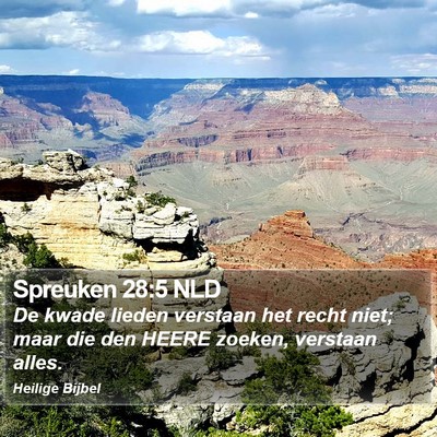Spreuken 28:5 NLD Bible Verse Image