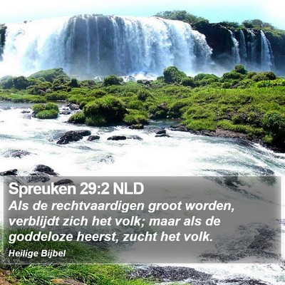 Spreuken 29:2 NLD Bible Verse Image