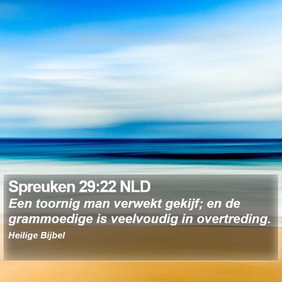 Spreuken 29:22 NLD Bible Verse Image