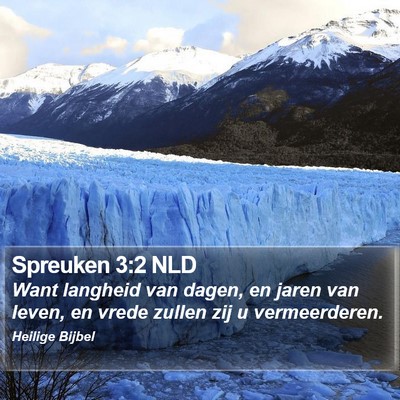 Spreuken 3:2 NLD Bible Verse Image
