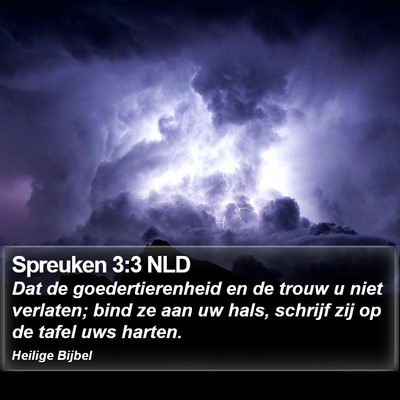 Spreuken 3:3 NLD Bible Verse Image
