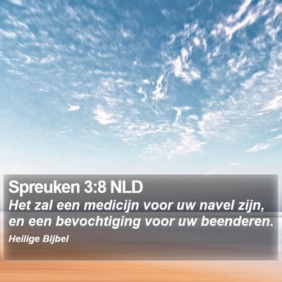 Spreuken 3:8 NLD Bible Verse Image