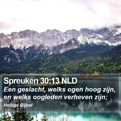 Spreuken 30:13 NLD Bible Verse Image