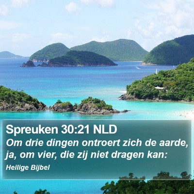 Spreuken 30:21 NLD Bible Verse Image