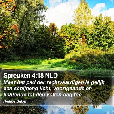 Spreuken 4:18 NLD Bible Verse Image