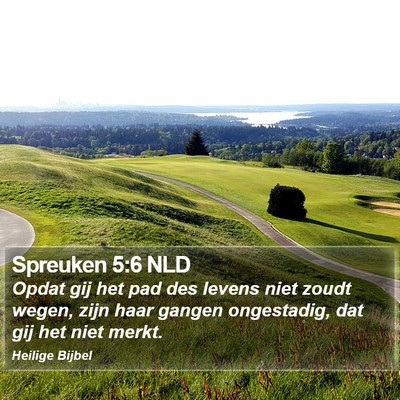 Spreuken 5:6 NLD Bible Verse Image