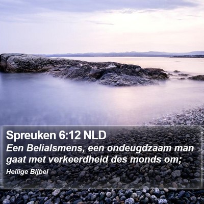 Spreuken 6:12 NLD Bible Verse Image
