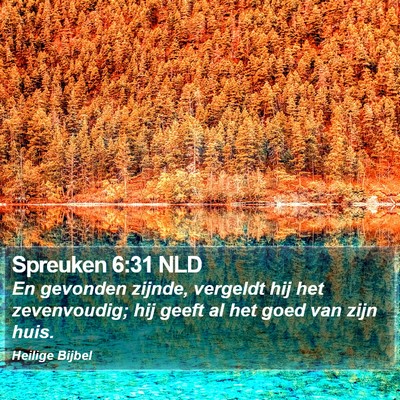Spreuken 6:31 NLD Bible Verse Image