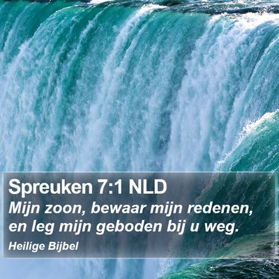 Spreuken 7:1 NLD Bible Verse Image