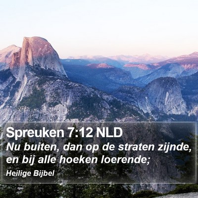 Spreuken 7:12 NLD Bible Verse Image