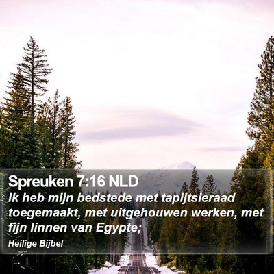 Spreuken 7:16 NLD Bible Verse Image