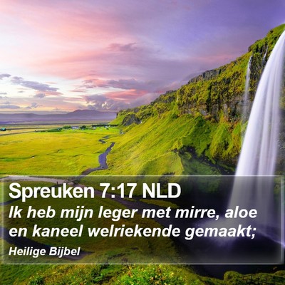Spreuken 7:17 NLD Bible Verse Image