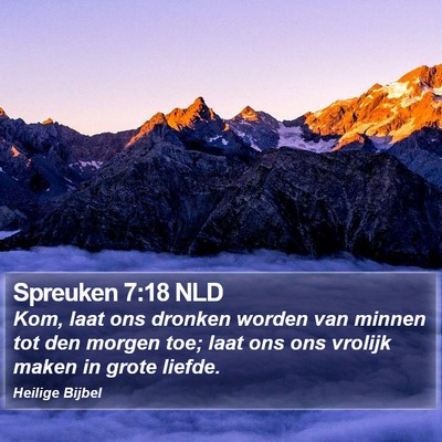 Spreuken 7:18 NLD Bible Verse Image