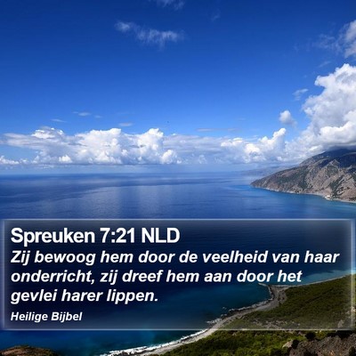 Spreuken 7:21 NLD Bible Verse Image