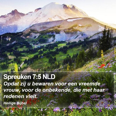 Spreuken 7:5 NLD Bible Verse Image