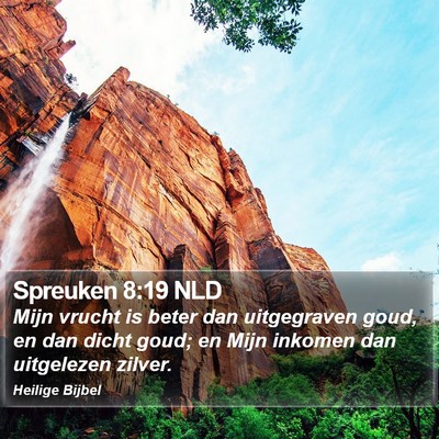 Spreuken 8:19 NLD Bible Verse Image