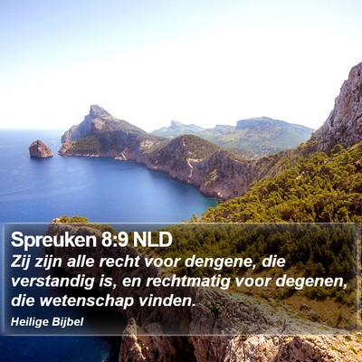 Spreuken 8:9 NLD Bible Verse Image
