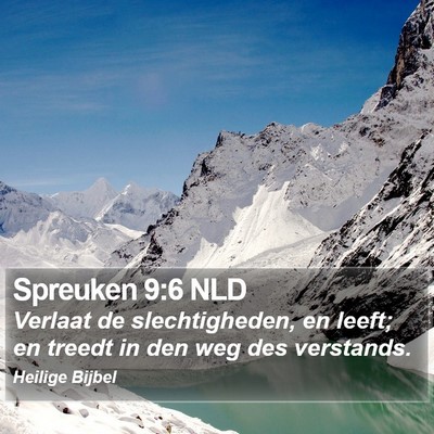 Spreuken 9:6 NLD Bible Verse Image