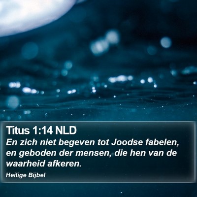 Titus 1:14 NLD Bible Verse Image